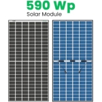 Loom Solar Panel - SHARK 590 Wp | N-Type TOPCon Bifacial 16BB