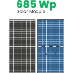 Loom Solar Panel - SHARK 685 Wp| N-Type Bifacial 12BB