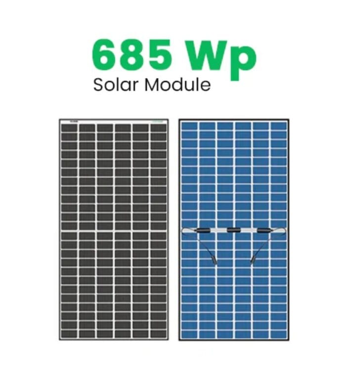 【waka1114ページ】 Loom Solar Panel – SHARK 685 Wp| N-Type Bifacial 12BB