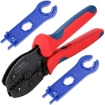 Solar MC-4 Crimping Tool with MC-4 Wrench Spanner (1 + 1 Pair Wrench)