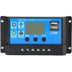 20A Intelligent LCD Solar Controller with USB Output Port