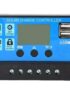 20A Intelligent LCD Solar Controller with USB Output Port