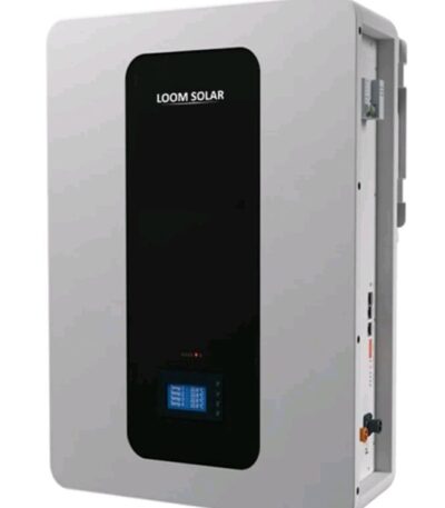 CAML 100 Ah, 51.2 Volt Wall Mount, LiFePo4 Battery - Front Display