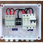 DCDB 3 in 1 Out 600V Inbuilt 3 x 20A Fuses, 600V SPD and MCB (3 Series/String x up to 12 Panels Max.) (with MCB, 3IN1 600V)