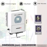Galaxy 6G EU 5Kw Dual Mppt Hybrid Inverter