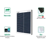 Loom Solar Panel 20 watt - 12 volt for Small Battery Charging