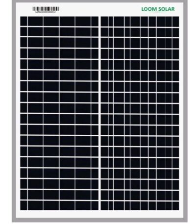 Loom Solar Panel 20 watt - 12 volt for Small Battery Charging