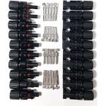 MC4 Solar Connector for Solar Panel Connection (Set of 10 Pairs)