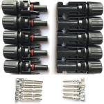 MC4 Wire Connector for Solar Panels (Set of 5 Pairs)