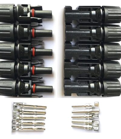 MC4 Wire Connector for Solar Panels (Set of 5 Pairs)