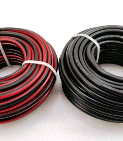 Microtek Solar DC Cable XLPO TUV Protected 6 sq.mm 10 Meter (10m Red, 10m Black)